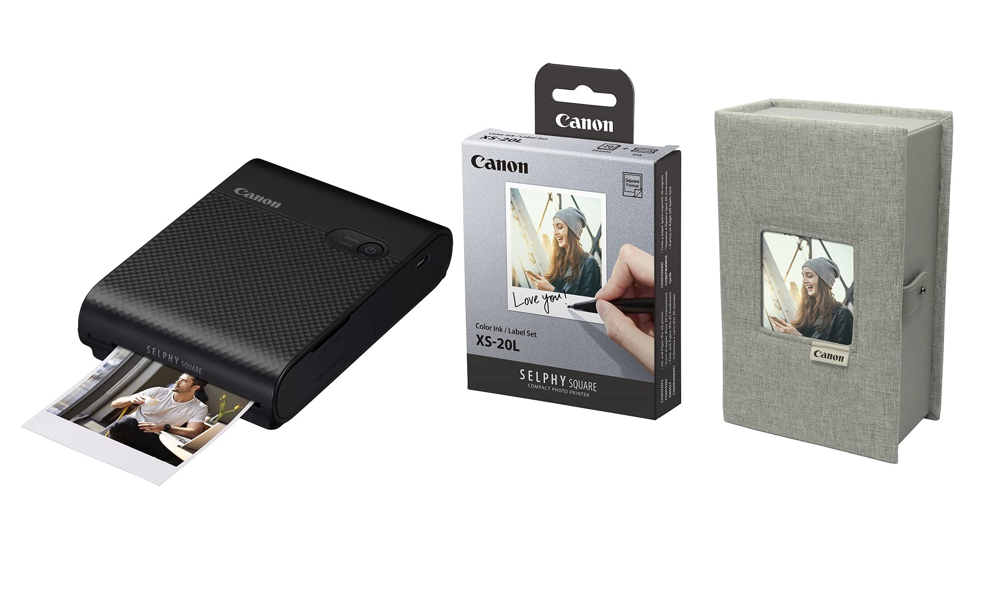 SELPHY SQUARE QX10(BK) ブラック SELPHY QX10 Premium Kit - czarny : Amazon.pl: Artykuły